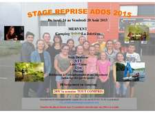 Stage D'été du 24 au 28 Août 2015