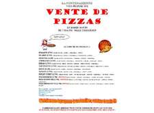 Vente de pizzas le mardi 16 juin